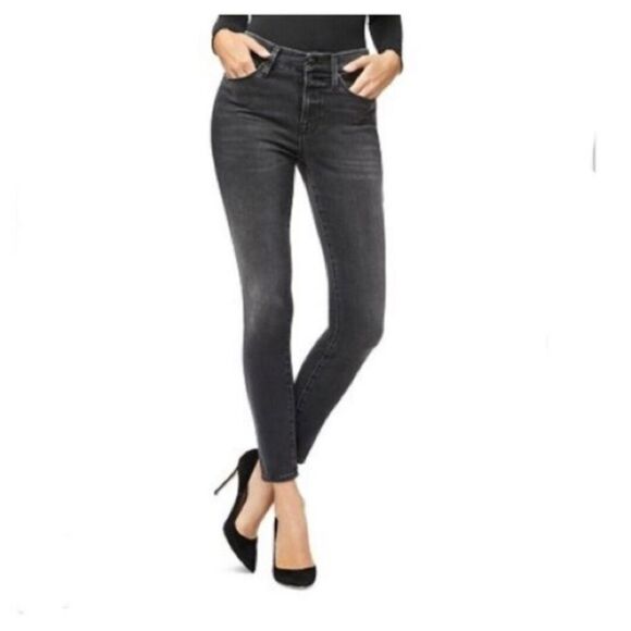 Good American Good Legs Crop Jeans | 27 | Black058 - Picture 1 of 9